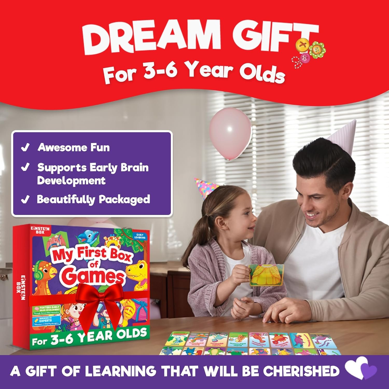 Einstein Box My First Box of Games for Kids 2-5 Years Old | 2-in-1 Set of Toys for Boys & Girls Ages 2-5 Years| Birthday Gift for Kids Ages 2,3,4,5 Years| Toddler Activity| Learning & Education Toys| - Image 6