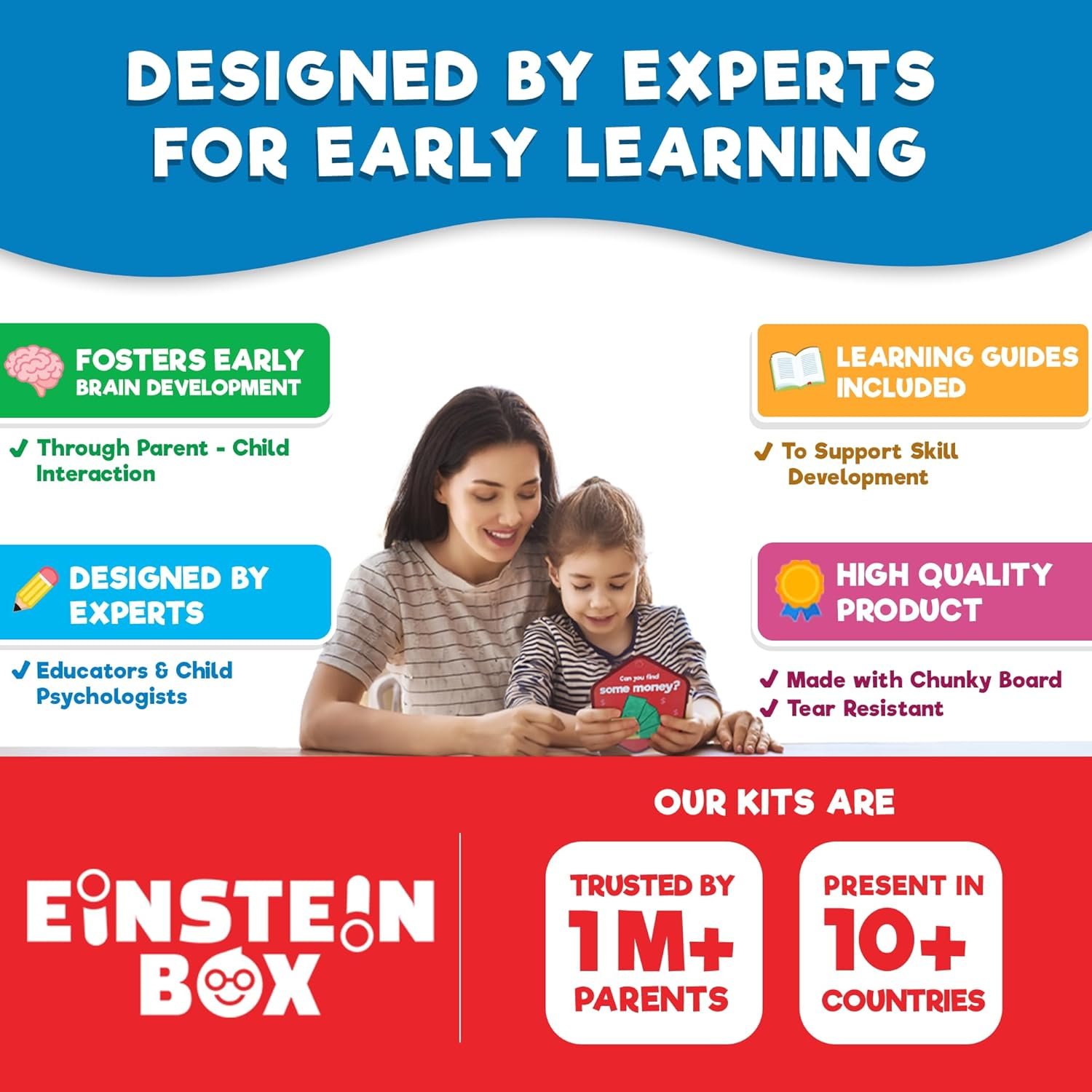 Einstein Box My Big Box of Games for Kids 3-6 Years Old| 4-in-1 Set of Toys for Boys & Girls Ages 3-6 Years| Birthday Gift for Kids 3,4,5,6 Years| Toddler Activity Kit| Learning & Education Toys| - Image 5