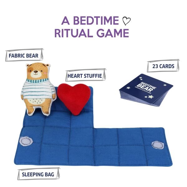 Chalk and Chuckles Bedtime Bear Card Game for Kids Age 3-7, Super Fun Bedtime Activity, Family Game, Gifts for Boys, Girls - Image 2