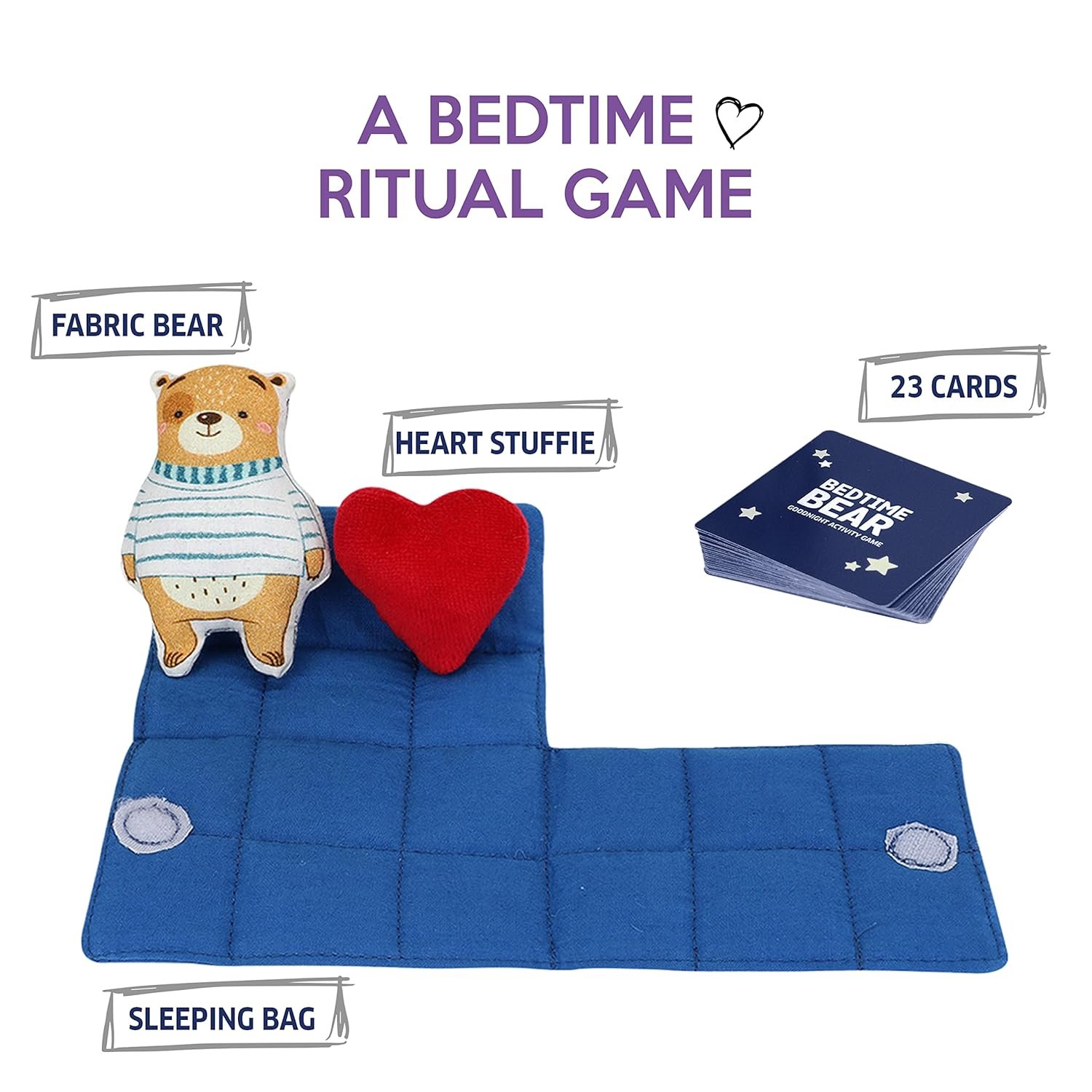 Chalk and Chuckles Bedtime Bear Card Game for Kids Age 3-7, Super Fun Bedtime Activity, Family Game, Gifts for Boys, Girls - Image 2