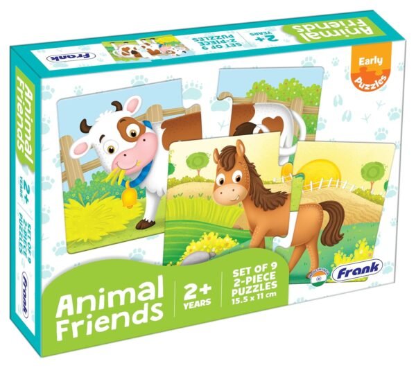 Frank Safari Adventures (Set of 4) 2 Pcs Puzzle -Early Learner Educational Jigsaw Puzzles Set for Kids 2 Years and Above - Educational Toys and Games - 32903 - Image 6