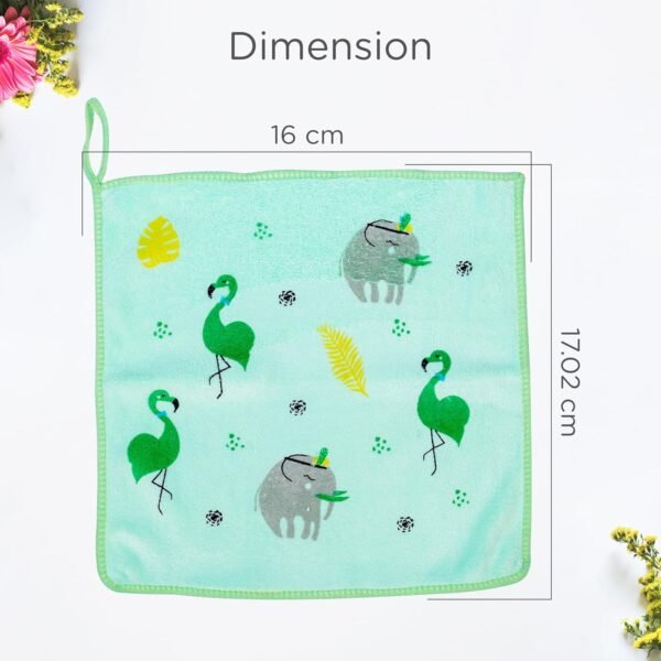 Mee Mee Kids Soft Mini Baby face Napkin | Multi Colour Hanky for Kids (Pack of 8) - Image 5