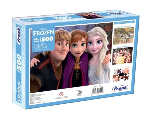 Frank Frozen- Friends Forever 500 Piece Jigsaw Puzzle for Kids Above 10 Years | Fun & Challenging Having Realistic Illustrations | Brain Booster Puzzle Games for Focus & Memory, Gifts for Teenagers - Image 4
