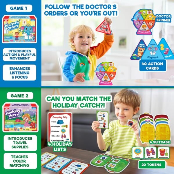 Einstein Box My Big Box of Games for Kids 3-6 Years Old| 4-in-1 Set of Toys for Boys & Girls Ages 3-6 Years| Birthday Gift for Kids 3,4,5,6 Years| Toddler Activity Kit| Learning & Education Toys| - Image 3