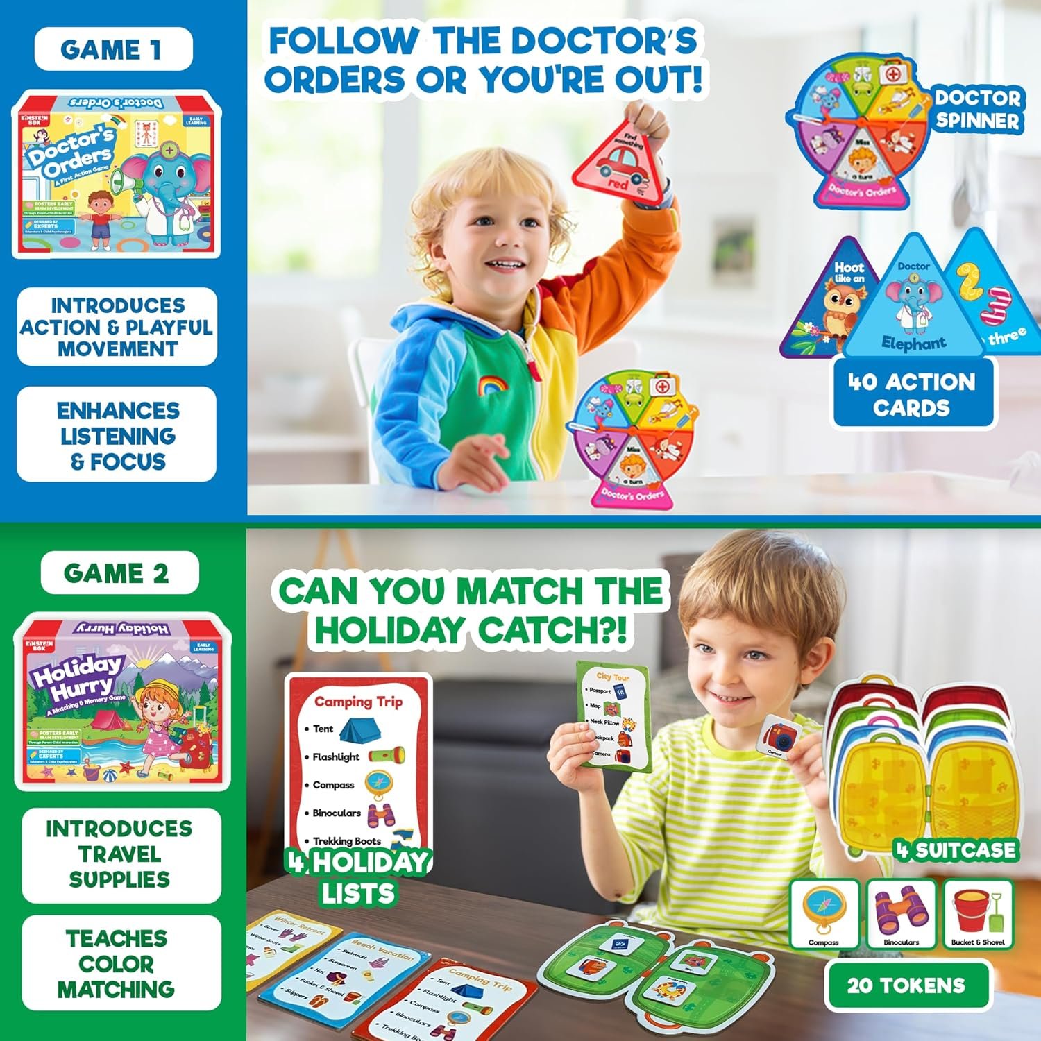 Einstein Box My Big Box of Games for Kids 3-6 Years Old| 4-in-1 Set of Toys for Boys & Girls Ages 3-6 Years| Birthday Gift for Kids 3,4,5,6 Years| Toddler Activity Kit| Learning & Education Toys| - Image 3