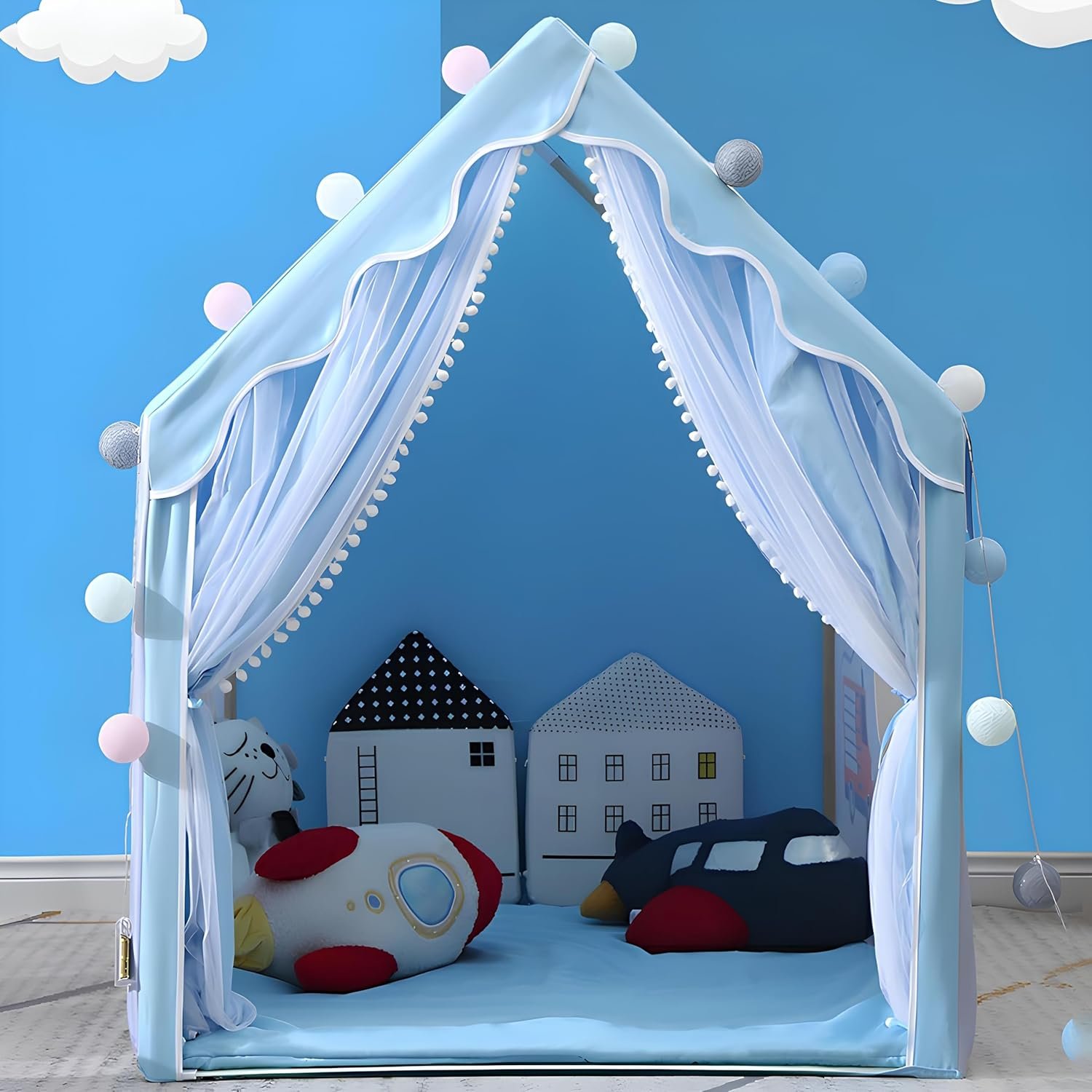Colorfull and Extremely Light Weight Indoor and Outdoor Kids Play Tent House for 3-8 Years Old Kids Girls and Boys (CRN-052) - Image 2
