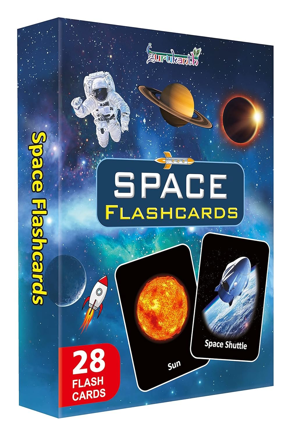 Premium Space Flash Cards for Kids Early Learning | Easy & Fun Way of Learning 1 Year to 6 Years Babies Smart Toys