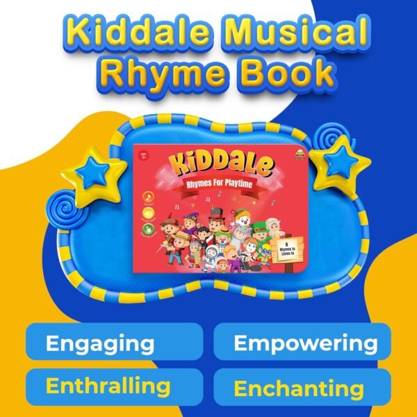 Kiddale Bundle of 2 Musical Rhymes Books|16 Wild Animal&8 Classical Nursery Rhymes|28 Sounds Each|Interactive Touch&Play Sound Books|Ideal Gift for 1-3 Years|Sing-Along Collection,Multicolor - Image 3