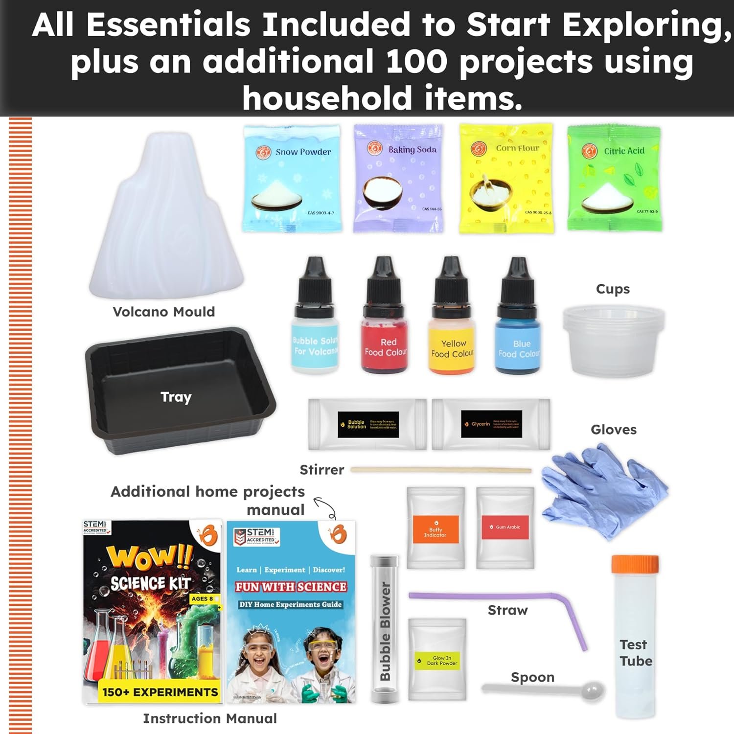 Butterfly EduFields 150+ Science Experiment Kit for Boys Girls Ages 8-10-12-14 Year Old Kids | Birthday Gift for Kids | STEM Learning Toys for 8,9,10,11,12,13,14 Years Olds | Science Project Kit - Image 5