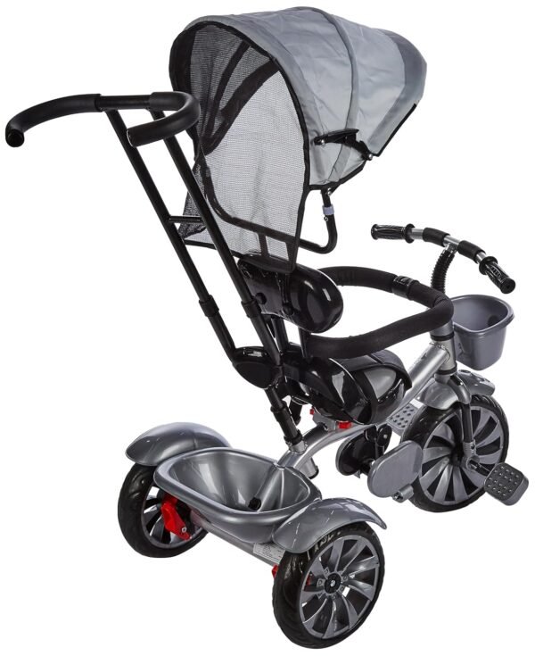 Premium Trike|Tricycle for Kids|Boys|Girls for|Cycle for Kids 1-4 Years TZ-588 (Silver) - Image 2