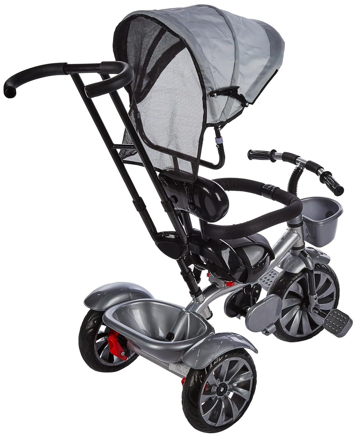 Premium Trike|Tricycle for Kids|Boys|Girls for|Cycle for Kids 1-4 Years TZ-588 (Silver) - Image 2