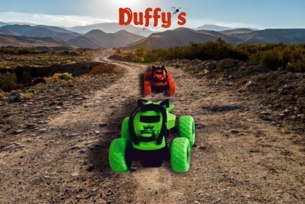 Duffy\'s 4x4 Monster Truck car Toy for 1-3 Year Boys - Friction Powered Mini 360 Truck Durable, high Traction Tyres Toy for Kids Aged 1 2 3 4 Year (Pack of 1) - Image 2