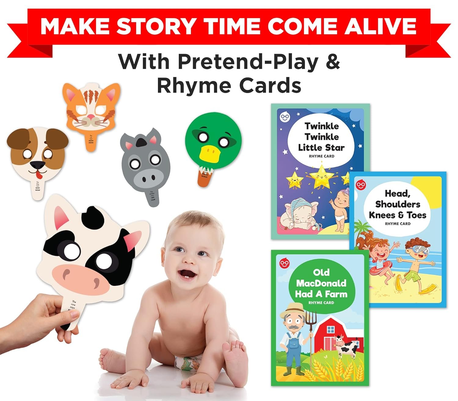 Einstein Box Featuring Disney for 1-Year-Old Boys/Girls | Disney Gift Toys for 1-Year-Old Boys & Girls | Board Books, Pretend Play Set | Learning & Educational Toys | Birthday Gift Set of 3 | - Image 4