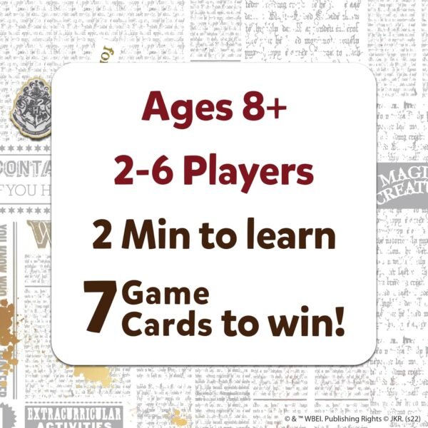 Skillmatics Guess in 10 Harry Potter, Card Game for Boys, Girls, Kids, Families, Teens & Adults, Play with Wizards, Magic, Ron, Hermione, Dumbledore, Snape, Gifts for Ages 8, 9, 10 and Up (Copy) - Image 6