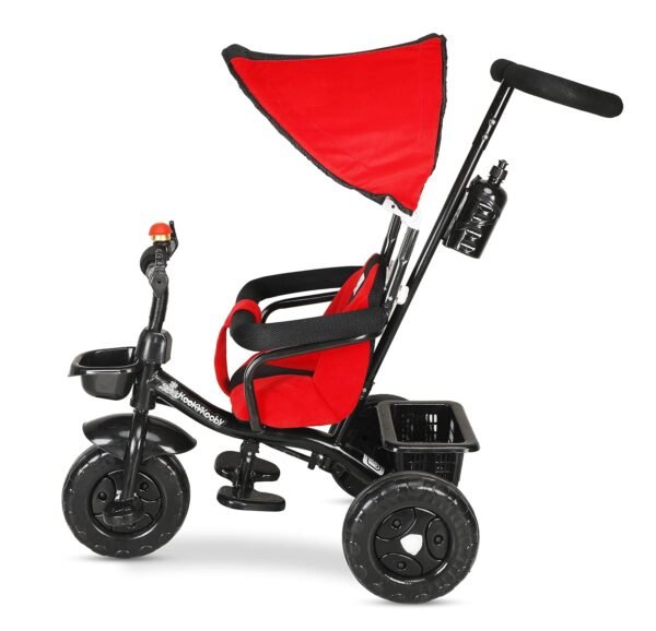 Amardeep and Co Baby Tricycle Sunshine with Safety Armrest, Parental Control and Canopy (1-5 Yrs) - Red - Image 6