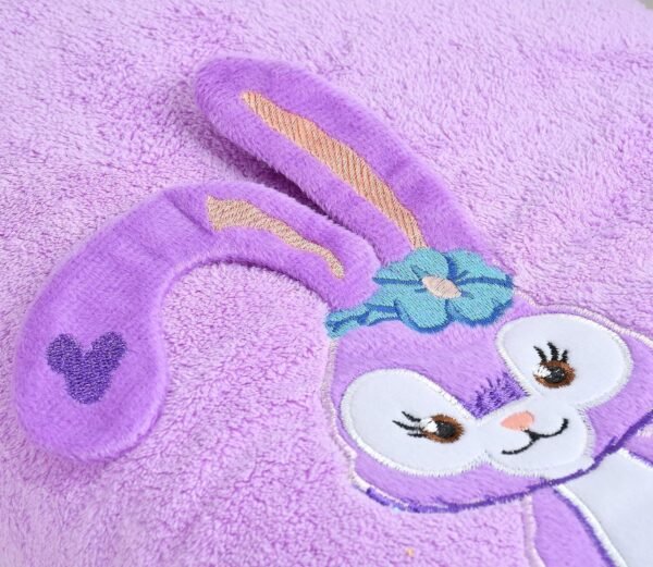 Microfiber Kids Bath Towels Quick Dry Super Absorbent Super Soft Bath Towel for Babies Toddler-Baby Towel for Boys and Girls (Purple, Pack of 1) - Image 2