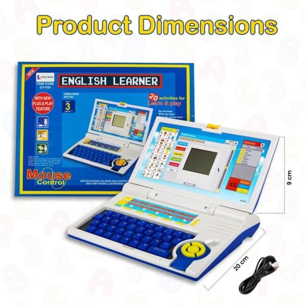 Kids Learning Laptop + 8.5 - Image 2