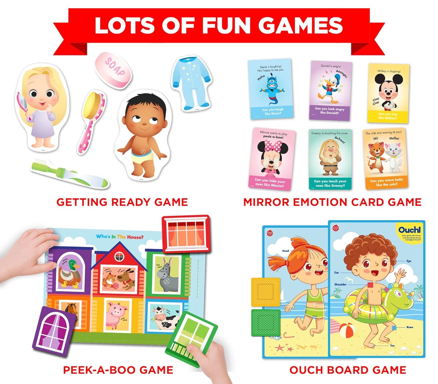 Einstein Box Featuring Disney for 1-Year-Old Boys/Girls | Disney Gift Toys for 1-Year-Old Boys & Girls | Board Books, Pretend Play Set | Learning & Educational Toys | Birthday Gift Set of 3 | - Image 5