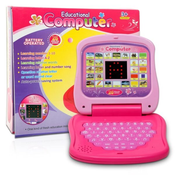 Kids Laptop Toy For Learning Numbers&Alphabets (Bis Approved)|Educational Computer Activity Toy For Kids Age 2,3,4,5,6 Years|Baby Laptop Toy With Fun Activities For Children,Multicolor