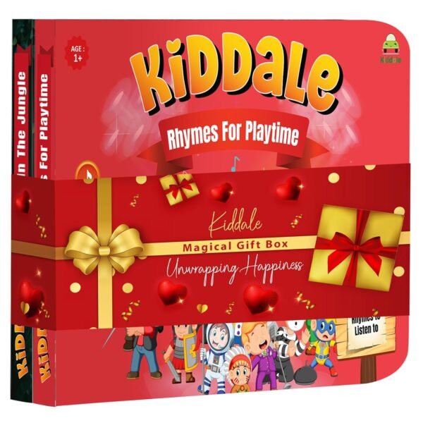 Kiddale Bundle of 2 Musical Rhymes Books|16 Wild Animal&8 Classical Nursery Rhymes|28 Sounds Each|Interactive Touch&Play Sound Books|Ideal Gift for 1-3 Years|Sing-Along Collection,Multicolor