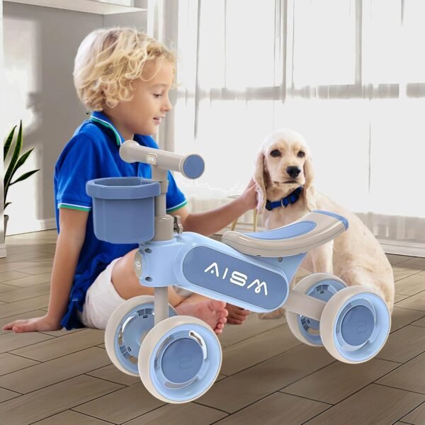 Baby Push Ride-On Car for Toddler Kids 1-4 Years Old Boys & Girls with 4 Wheels Ride On Toys Upto 30 Kgs Weight (Blue) - Image 6