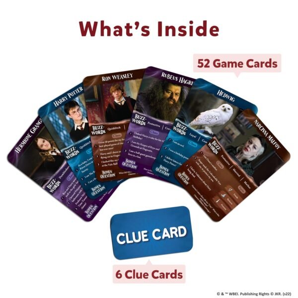 Skillmatics Guess in 10 Harry Potter, Card Game for Boys, Girls, Kids, Families, Teens & Adults, Play with Wizards, Magic, Ron, Hermione, Dumbledore, Snape, Gifts for Ages 8, 9, 10 and Up (Copy) - Image 2