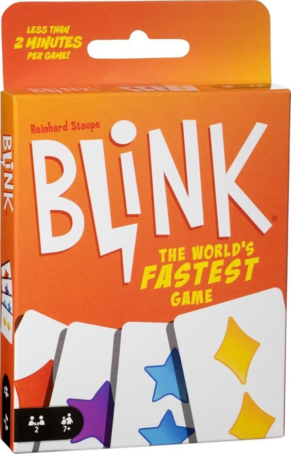 Mattel Games Reinhards Staupe\'s Blink the World\'s Fastest Card Game for kids (Multicolour)