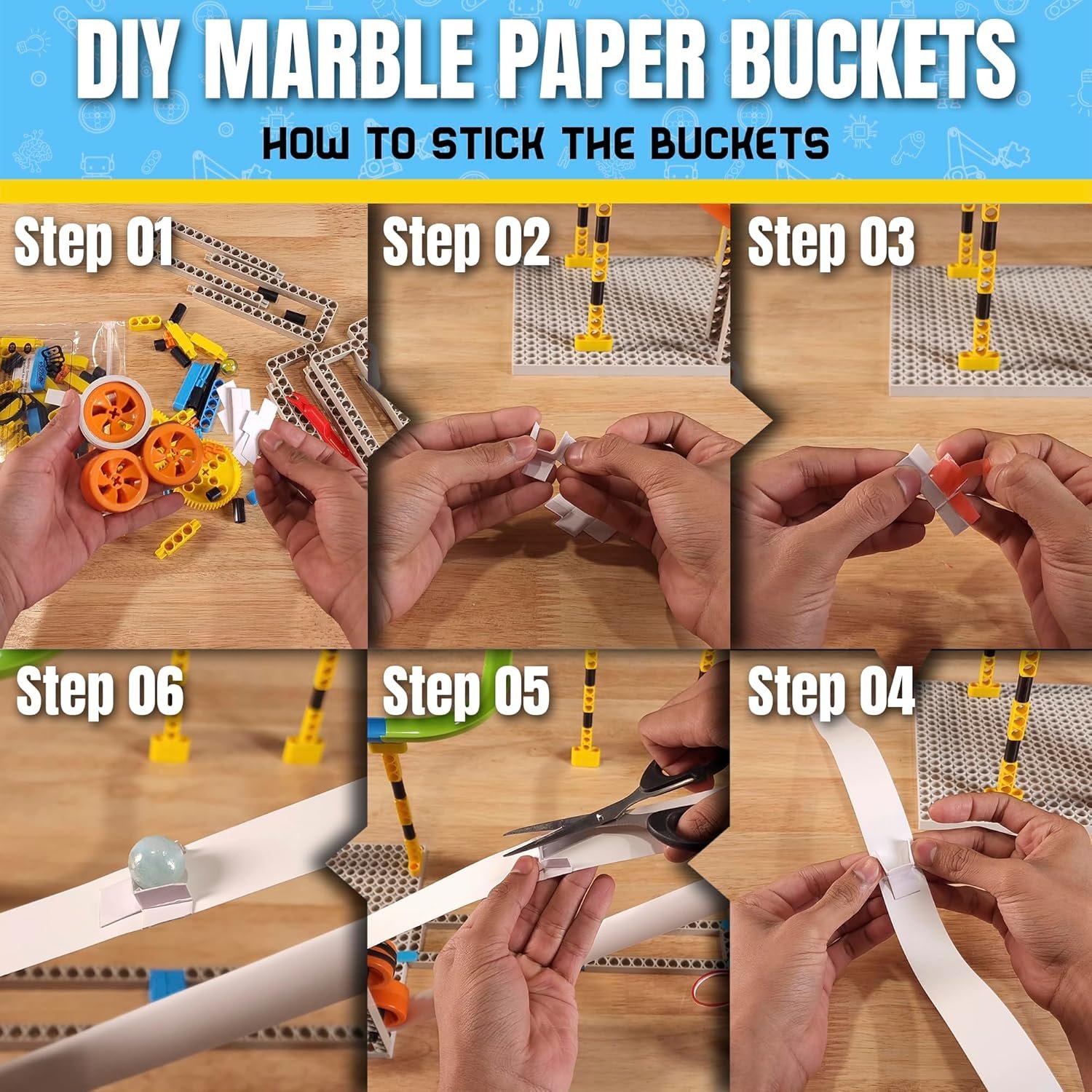 Blix Marble Run 2 | Motorised Conveyor, 4+Models, Age-8+, Best Gift for Kids - Image 2