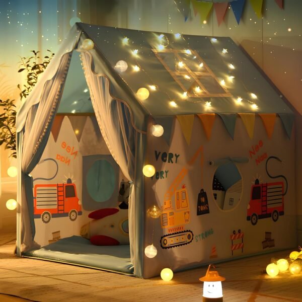 Colorfull and Extremely Light Weight Indoor and Outdoor Kids Play Tent House for 3-8 Years Old Kids Girls and Boys (CRN-052) - Image 3