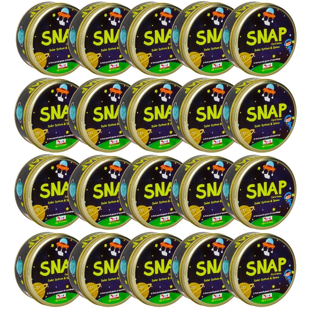 CocoMoco Kids Solar System Snap Flash Card Educational Game for Kids, STEM Toy for Boys and Girls, Ages 2-6 Year (Pack of 3) - Image 5