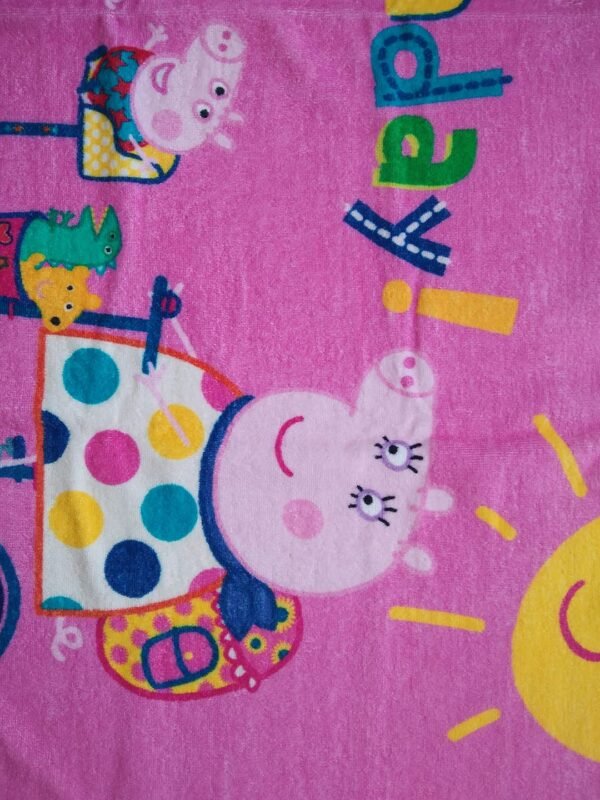 Athom Living Living Peppa Pig Funday Kids Bath Towel 350 GSM 60x120 cm, Pink, Standard, (PEP-06-7-721) - Image 6