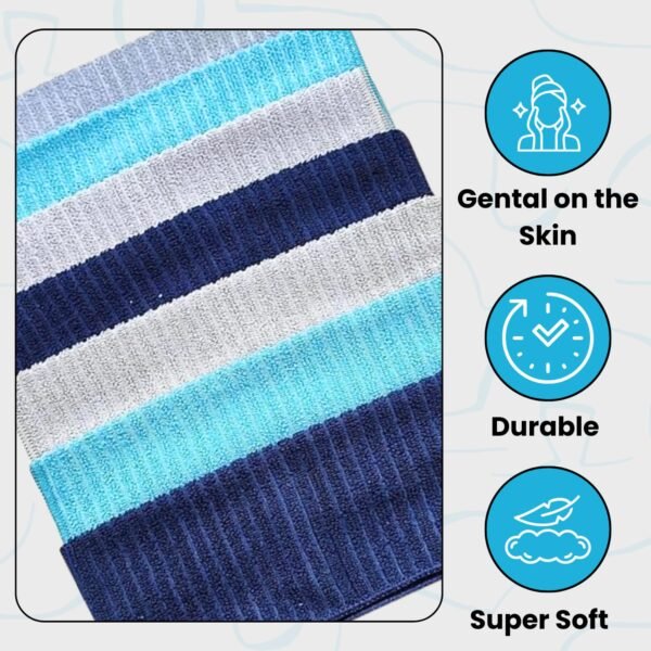 Face Towel | Face Towels Set of 7 | 200 GSM | Ultra Soft, Absorbent, & Quick Dry Towels for Facewash, Gym, Travel | Suitable for Sensitive & Acne Prone Skin | Microfiber Towel For Face - Image 3