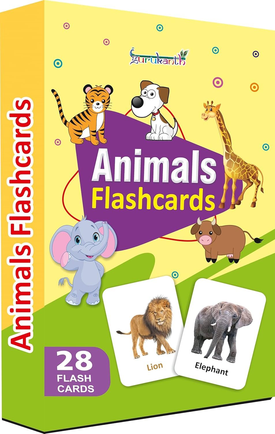 Premium Animals Flash Cards for Kids Early Learning | Easy & Fun Way of Learning 1 Year to 6 Years Babies Smart Toys
