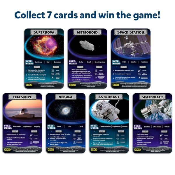 Skillmatics Guess in 10 NASA Space, Perfect for Boys, Girls, Kids & Families Who Love Card Games, Educational Toys, Travel Games, Gifts for Ages 8, 9, 10 and Up - Image 5