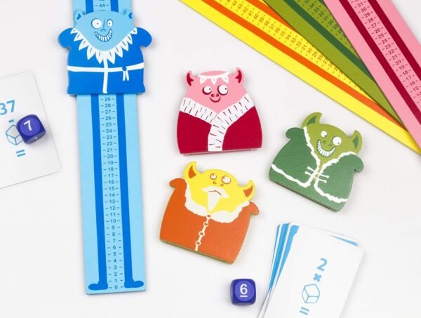 Chalk and Chuckles Long Legs Addition and Subtraction Maths Fun Educational STEM Game for Age 6-9 Years Old Boys and Girls - Multicolour,for 5 Years and up - Image 2