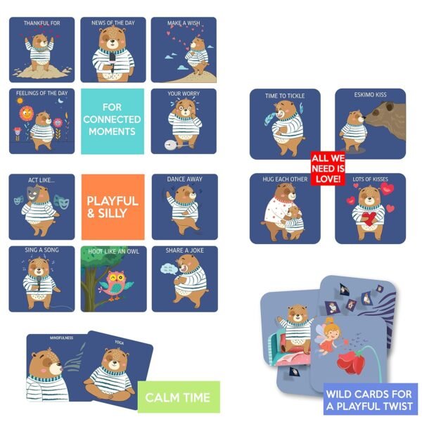 Chalk and Chuckles Bedtime Bear Card Game for Kids Age 3-7, Super Fun Bedtime Activity, Family Game, Gifts for Boys, Girls - Image 4