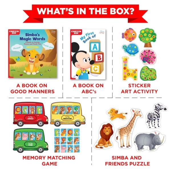 Einstein Box for 2-Year-Old Boys/Girls | Gift Toys for 2-Year-Old Kids | Board Books and Fun Games | Learning and Educational Toys and Games | - Image 2