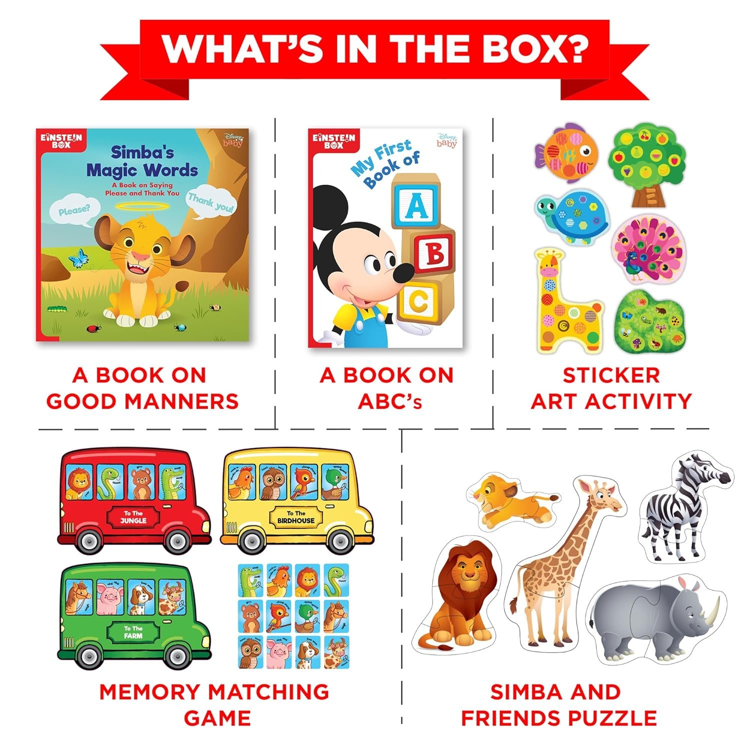 Einstein Box for 2-Year-Old Boys/Girls | Gift Toys for 2-Year-Old Kids | Board Books and Fun Games | Learning and Educational Toys and Games | - Image 2