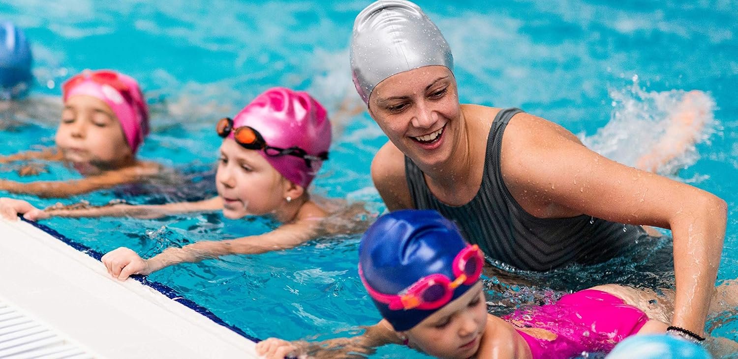 Fancydresswale Swimming Set for Kids with Swimming Goggles, Cap and Swim Ring, Random Colors and Design; Suitable of 3-6 Years (Goggles only) - Image 2