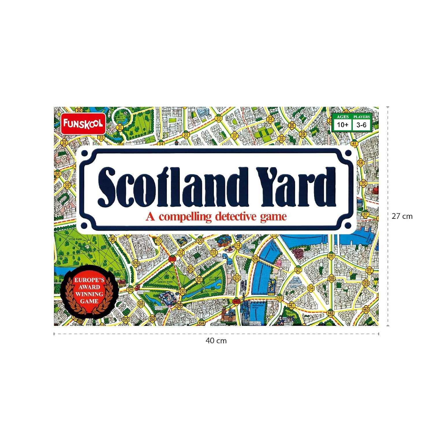 Funskool Scotland Yard, A Compelling Detective Game, Strategy Game, Board Game for kids, Adults, Educational, 3 to 6 Players, Family Fun, Activity Toy for Childrens, Gift Set for Kid, Ages 7+ Years - Image 2
