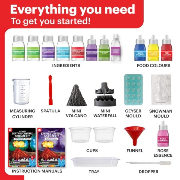 Einstein Box Ultimate Earth & Crystal Science Kit | Science Kits for Kids Age 8-14 | STEM Projects | Learning & Education Toys for 8-10-12-14 Year Old Boys & Girls | Gift Ideas for Boys & Girls | - Image 6