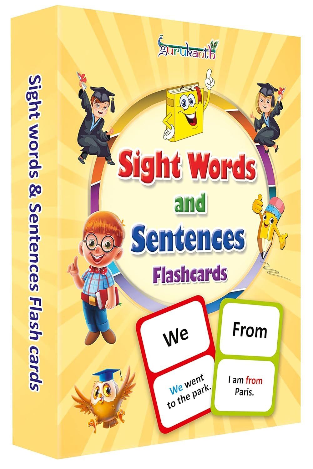 Premium Flash Cards for Kids Early Learning | Easy & Fun Way of Learning 1 Year to 6 Years Babies Smart Toys (Sight Words)