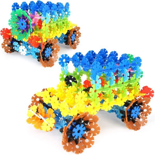 Flower Building Block Set for 3-8 Years Old Kids Boys & Girls Educational Block Game Interlocking Block Game - Multicolor