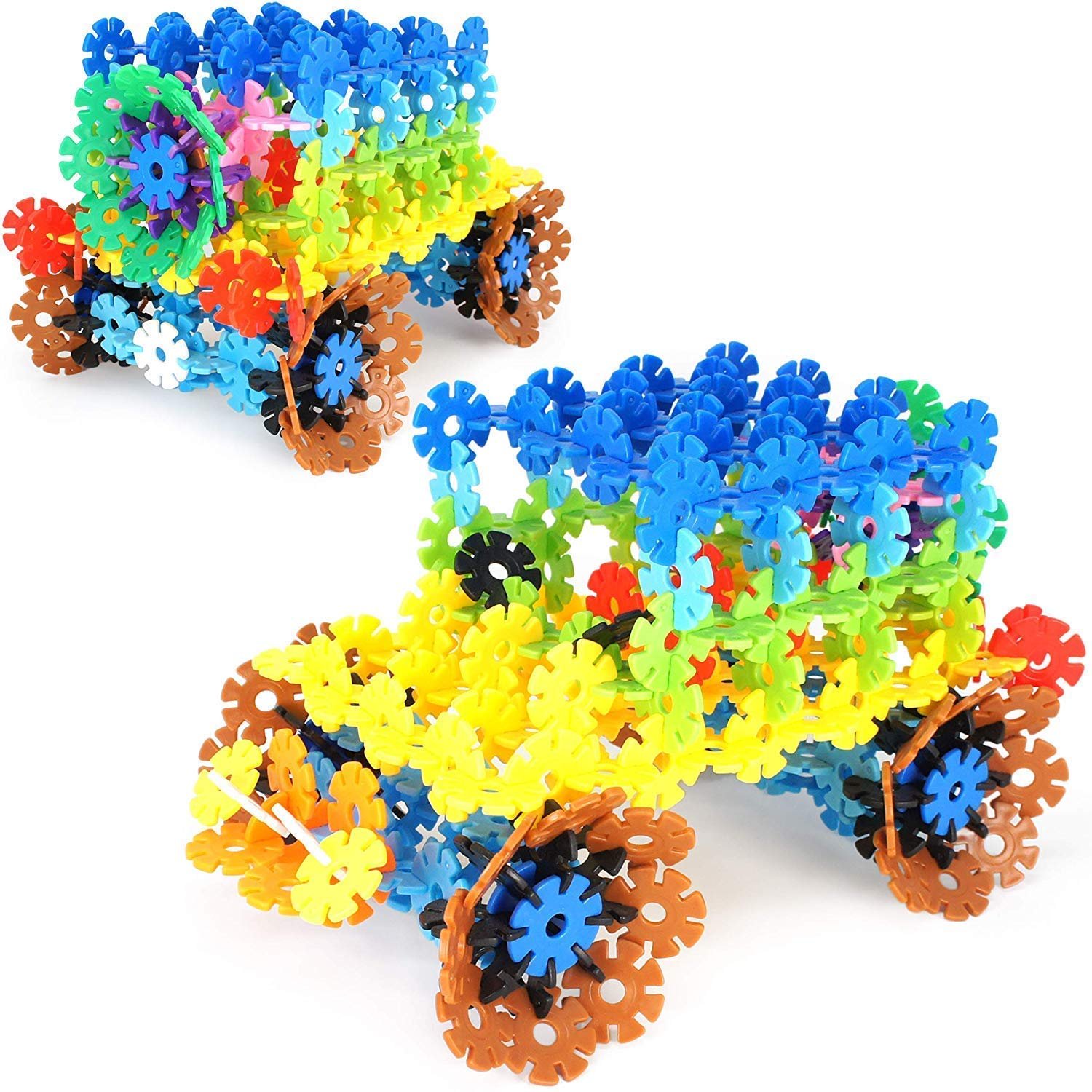 Flower Building Block Set for 3-8 Years Old Kids Boys & Girls Educational Block Game Interlocking Block Game - Multicolor