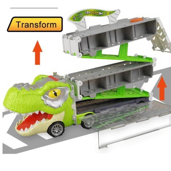 Lefan 6 In 1 Dinosaur Toys For Kids 3-5 Years Dinosaur Truck Dinosaur Cars Set Birthday Gifts Toys For 3 4 5+ Year Old Boy Transport Carrier Truck For Toddlers 3-4 Years Pack Of 1 Pcs, Random Design - Image 6