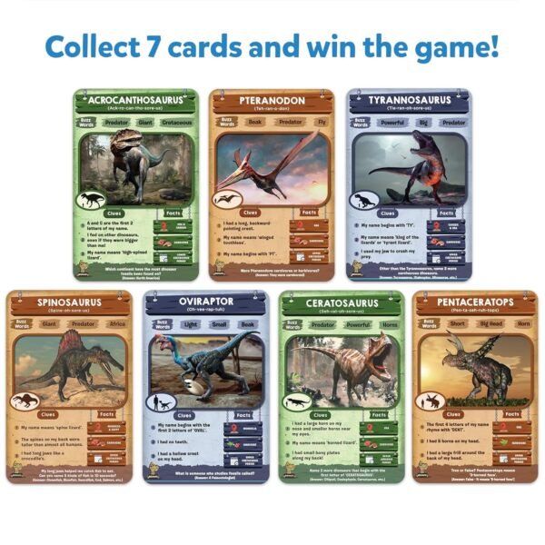 Skillmatics Guess in 10 Dinosaurs, Perfect for Boys, Girls, Kids, and Families Who Love Card Games, Toys, Travel Games, Gifts for Ages 8, 9, 10 & Up - Image 5