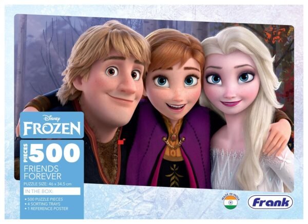 Frank Frozen- Friends Forever 500 Piece Jigsaw Puzzle for Kids Above 10 Years | Fun & Challenging Having Realistic Illustrations | Brain Booster Puzzle Games for Focus & Memory, Gifts for Teenagers