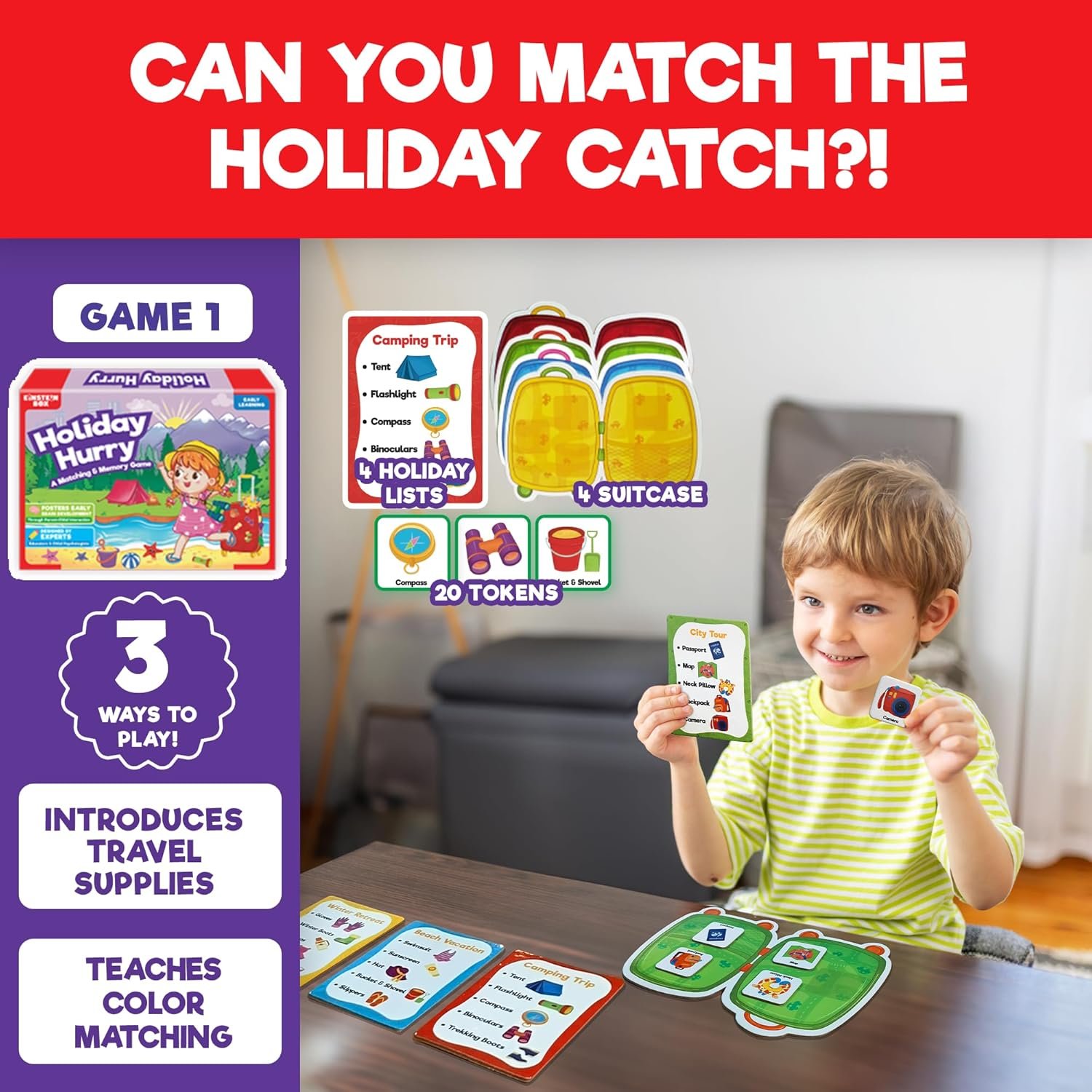 Einstein Box My First Box of Games for Kids 2-5 Years Old | 2-in-1 Set of Toys for Boys & Girls Ages 2-5 Years| Birthday Gift for Kids Ages 2,3,4,5 Years| Toddler Activity| Learning & Education Toys| - Image 3