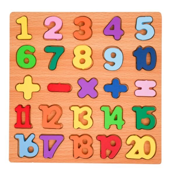 Wooden Learning Educational Numbers Board for Kids, Activity Toys for Toddlers & Preschoolers | 1 2 3 4 Puzzle Set | Puzzle Toys for 2 Years Old Boys & Girls (Counting) - Image 4