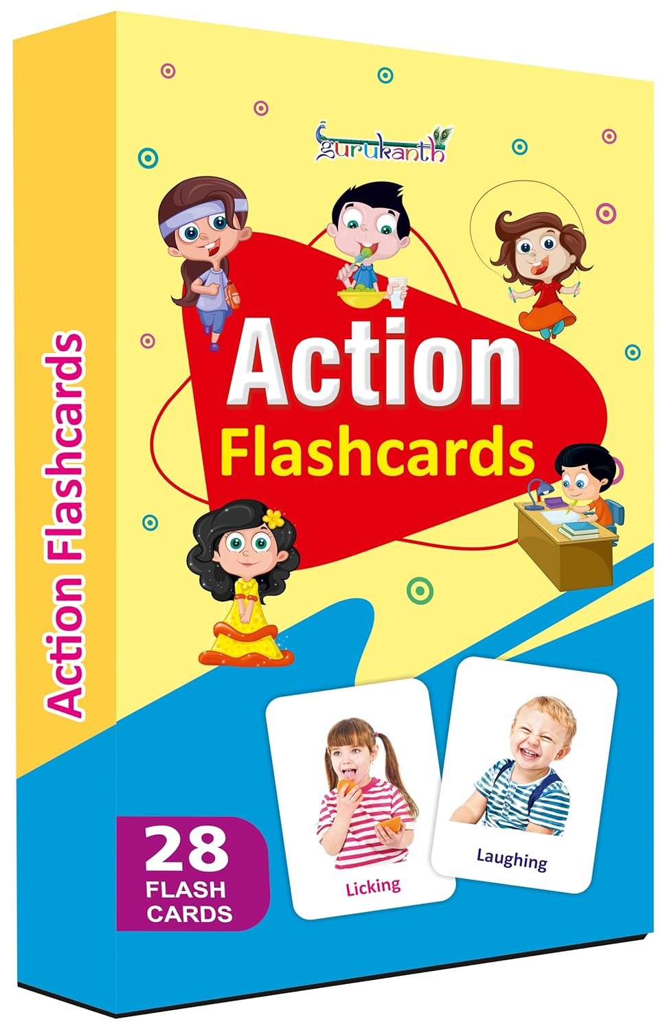 Premium Action Flash Cards for Kids Early Learning | Easy & Fun Way of Learning 1 Year to 6 Years Babies Smart Toys